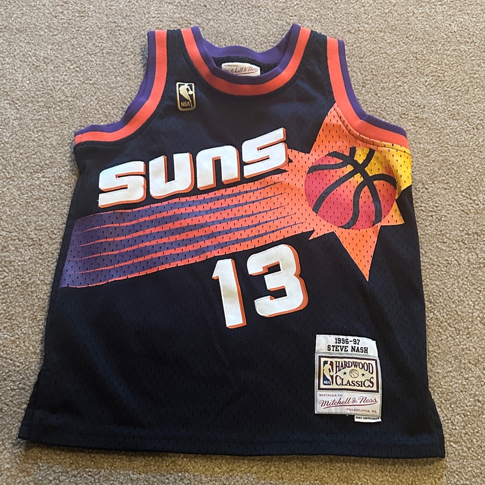 Mitchell & Ness Suns Jersey - Black, Purple, Orange